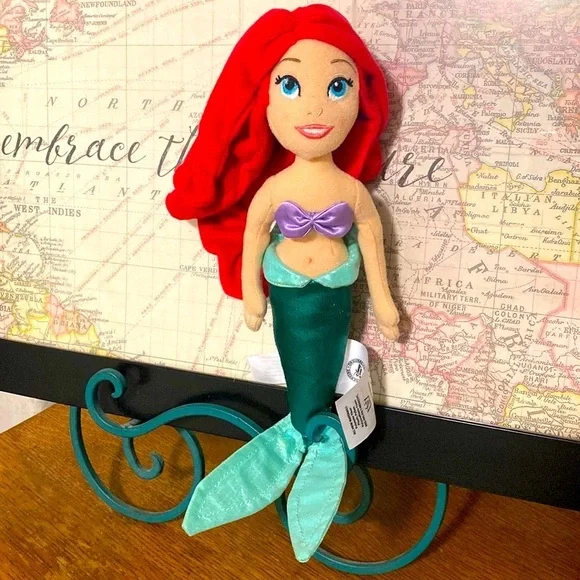 Ariel The Little Mermaid Plush Doll from The Disney Store - Picture 1 of 6